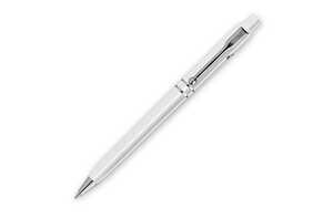 TopPoint LT87556 - Stylo Raja Chrome Recycled opaque Blanc
