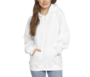 GILDAN GNSF50 - Sweat à capuche unisexe White