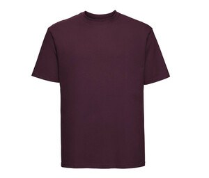 Russell JZ180 - T-Shirt 100% Coton Burgundy
