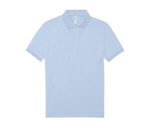 B&C BCU424 - Polo unisexe 180 Blush Blue