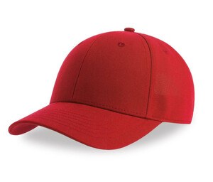 ATLANTIS AT222 - Casquette baseball 6 pans Red