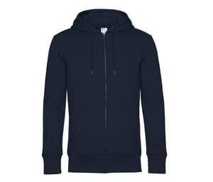 B&C BCU03K - Sweat Capuche zippé KING Navy