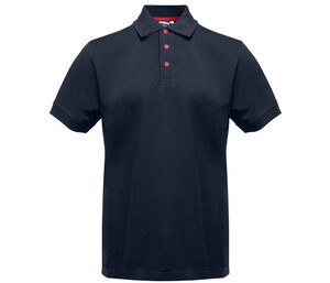 BLACK&MATCH BM100 - Polo boutons contrastés Navy / Red