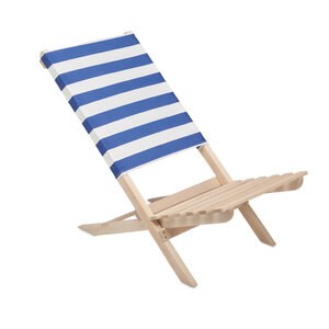 GiftRetail MO6996 - MARINERO Chaise de plage pliable en bois