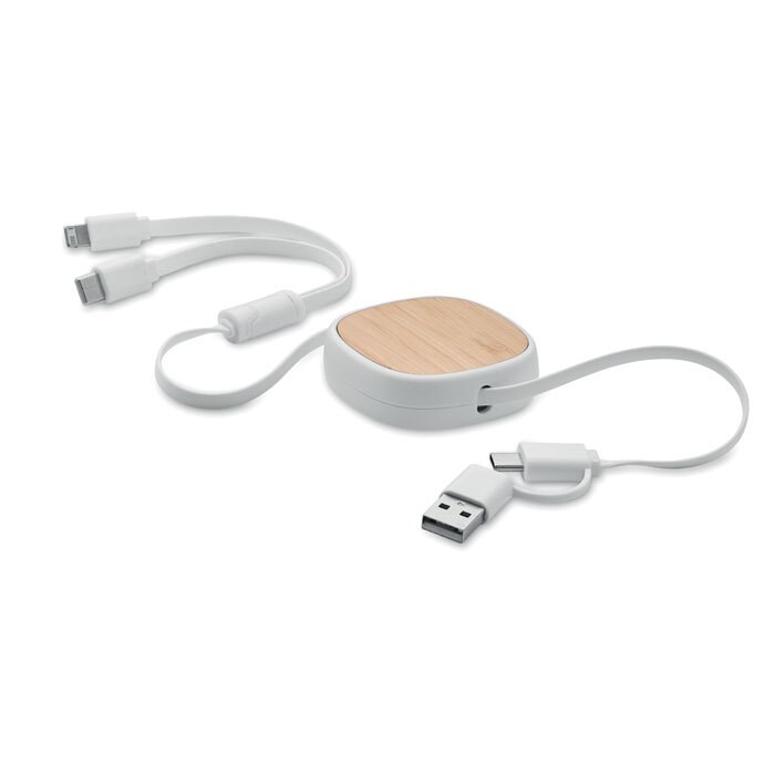 GiftRetail MO2146 - TOGOBAM Câble de charge USB rétractable