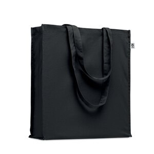 GiftRetail MO2197 - BENTE COLOUR Sac shopping en coton bio Noir