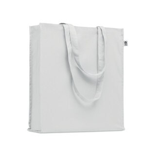 GiftRetail MO2197 - BENTE COLOUR Sac shopping en coton bio Blanc