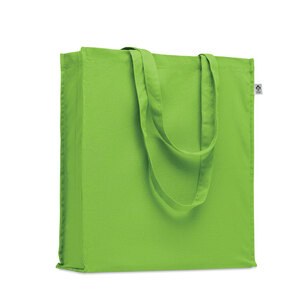 GiftRetail MO2197 - BENTE COLOUR Sac shopping en coton bio Lime