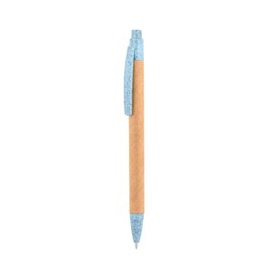 EgotierPro 39015 - Stylo en carton et fibre de blé HILL Bleu