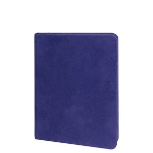 EgotierPro 39549 - Carnet velours 80 pages lignées crème VELVET