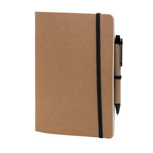 EgotierPro 50031 - Carnet cartonné 60 feuilles crème élastique LOFT