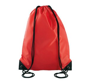 Kimood KI0189 - Sac à dos avec cordelettes Red