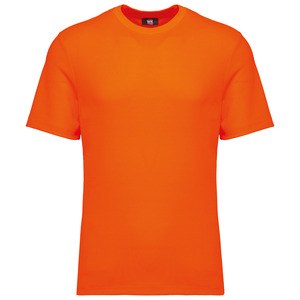 WK. Designed To Work WK308 - T-shirt unisexe écoresponsable coton/polyester Fluorescent Orange