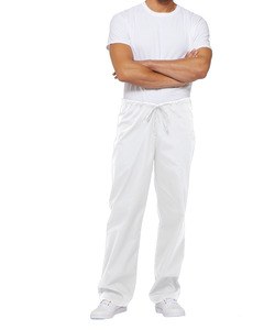 Dickies Medical DKE83006 - Pantalon à cordon de serrage à taille standard unisexe White