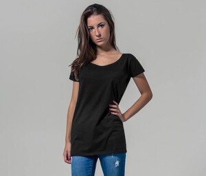 BUILD YOUR BRAND BY039 - T-shirt femme col large