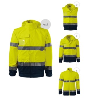 RIMECK 5V2 - Blouson haute visibilité HV Guard 4-en-1  mixte