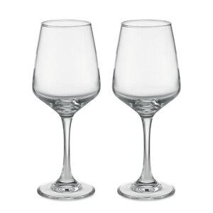 GiftRetail MO6643 - CHEERS Ensemble de 2 verres à vin