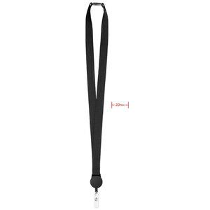 GiftRetail MO9852 - ZIP LANYARD Lanyard avec badge extensible