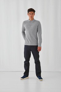 B&C CGPUI12 - Polo homme ID.001 manches longues