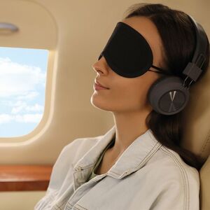 EgotierPro 25500 - Masque de sommeil en polyester pour voyages MASK