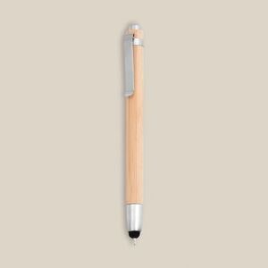 EgotierPro 33517 - Stylo Bambou et Métal avec Pointeur BAMBOO