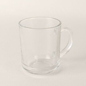 EgotierPro 53030 - Mug en verre 160 ml avec anse IBIS