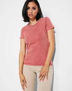 Roly CA6691C - HUSKY WOMAN T-shirt manches courtes pour femme effet jeans
