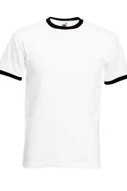 Fruit of the Loom SC245 - T-Shirt Homme Ringer 100% Coton
